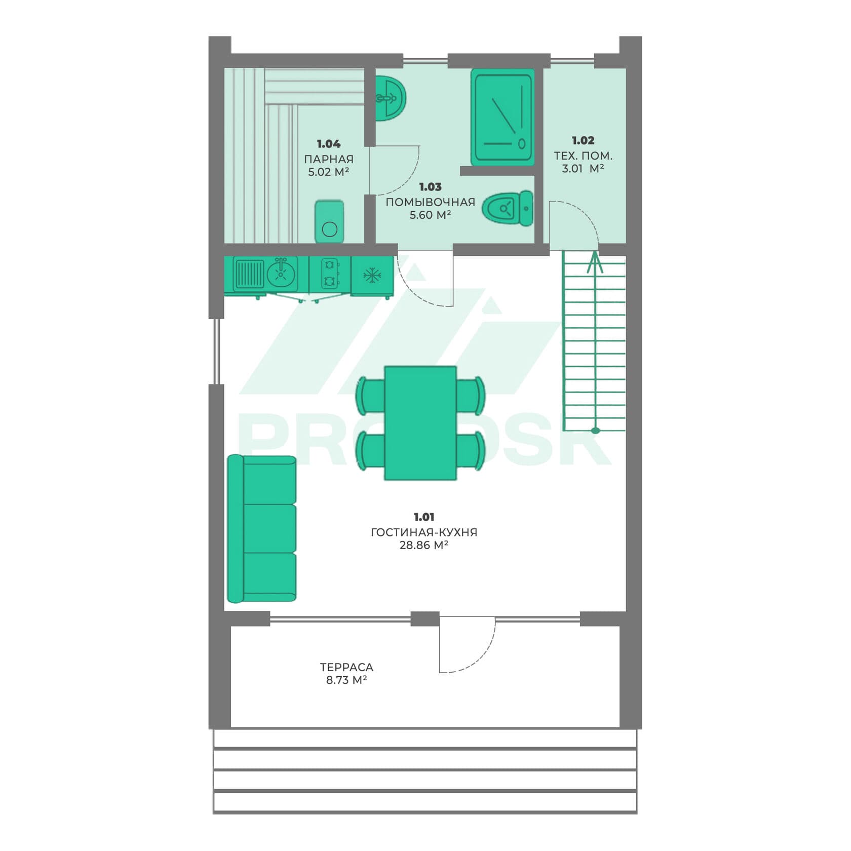 Б-112 — планировка 1