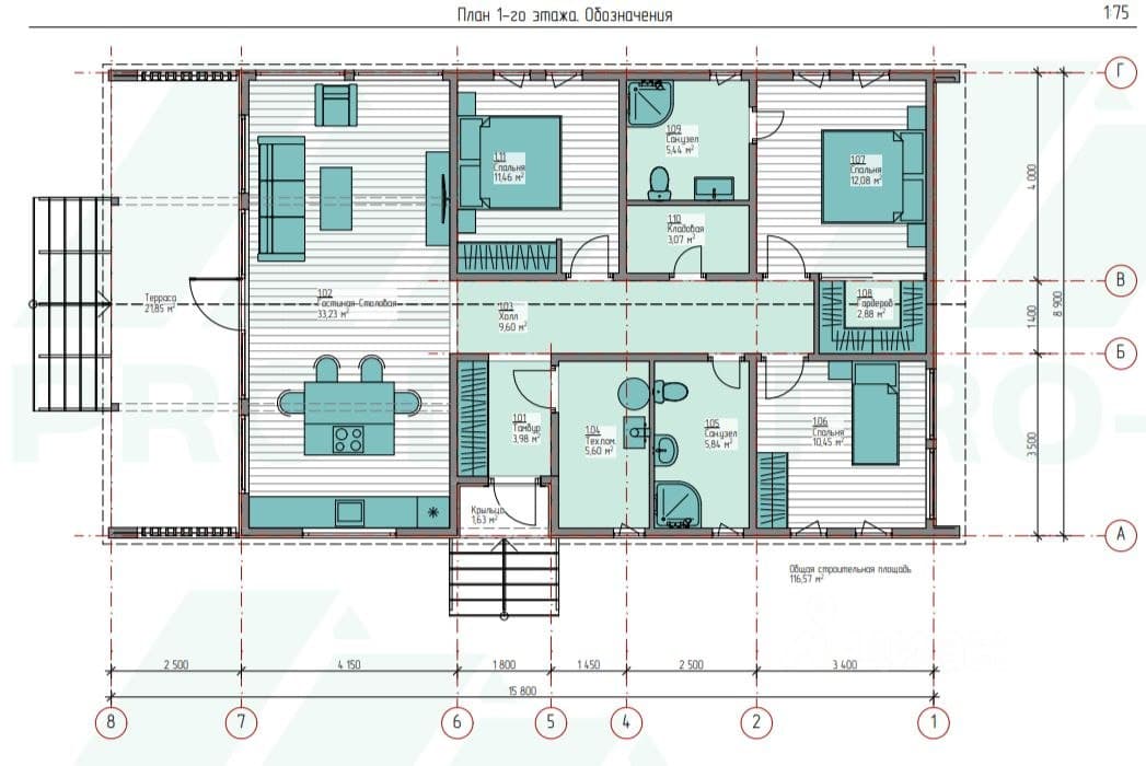 Б-148 — планировка 1