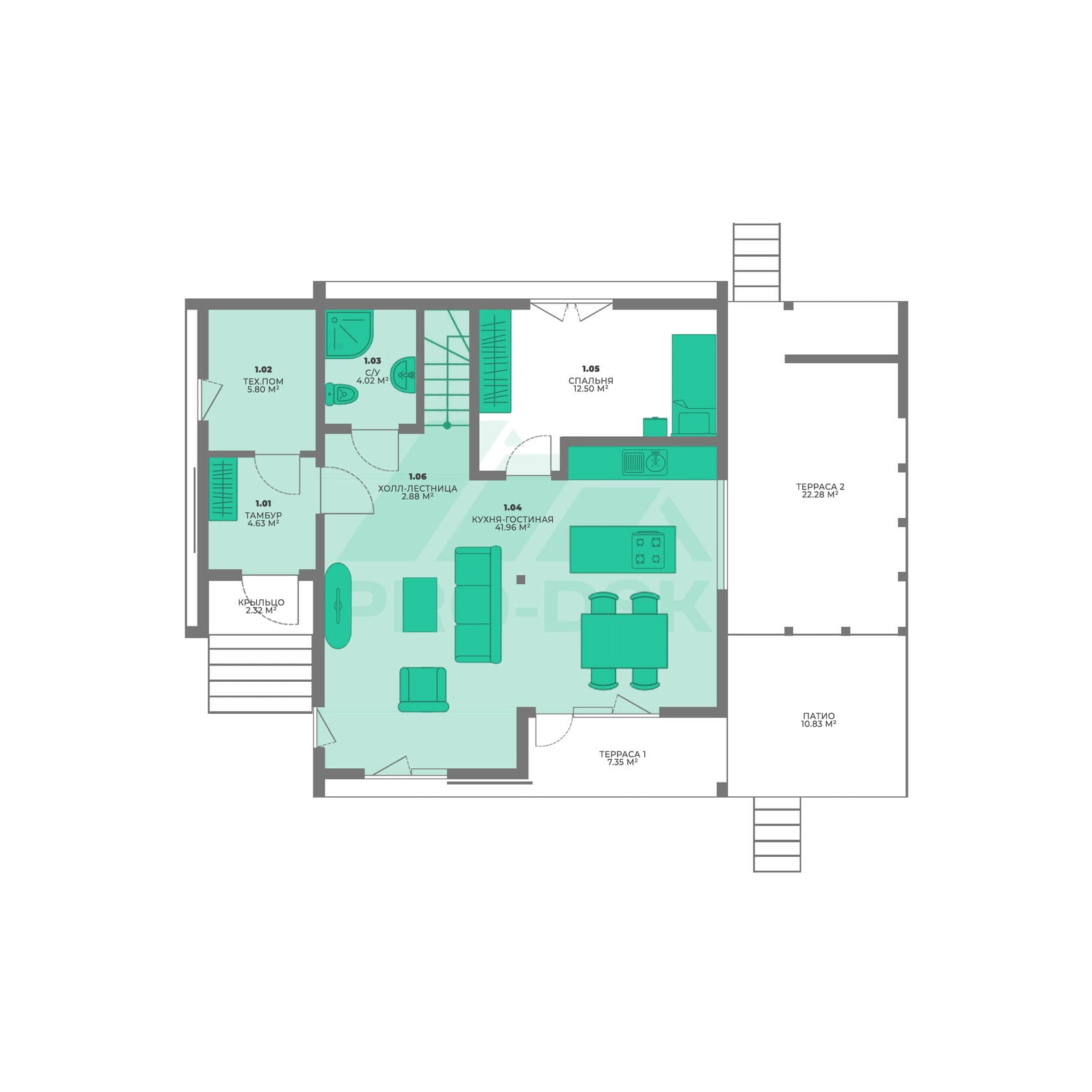 Б-199 — планировка 2