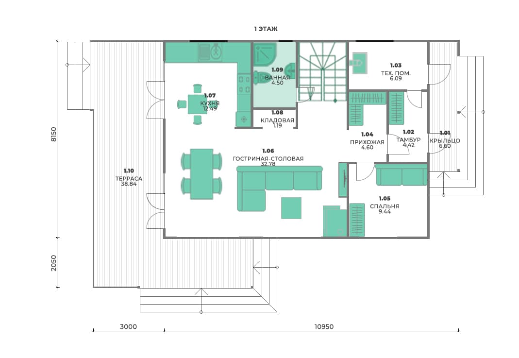 И-240 — планировка 1