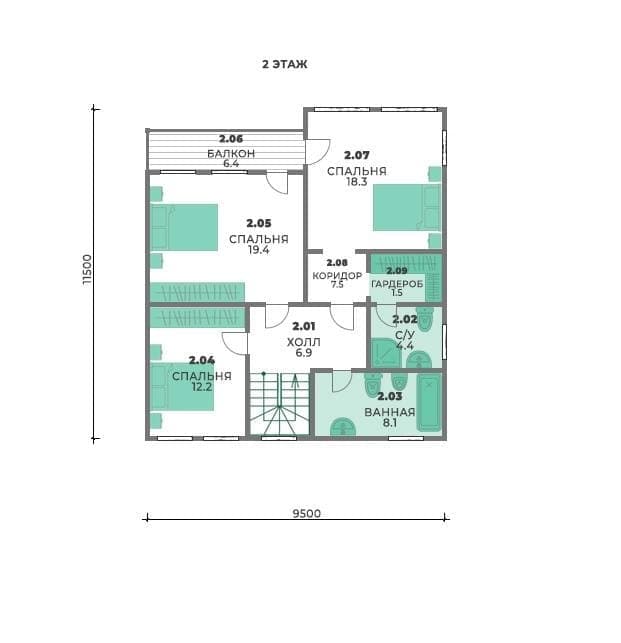 М-200 — планировка 2