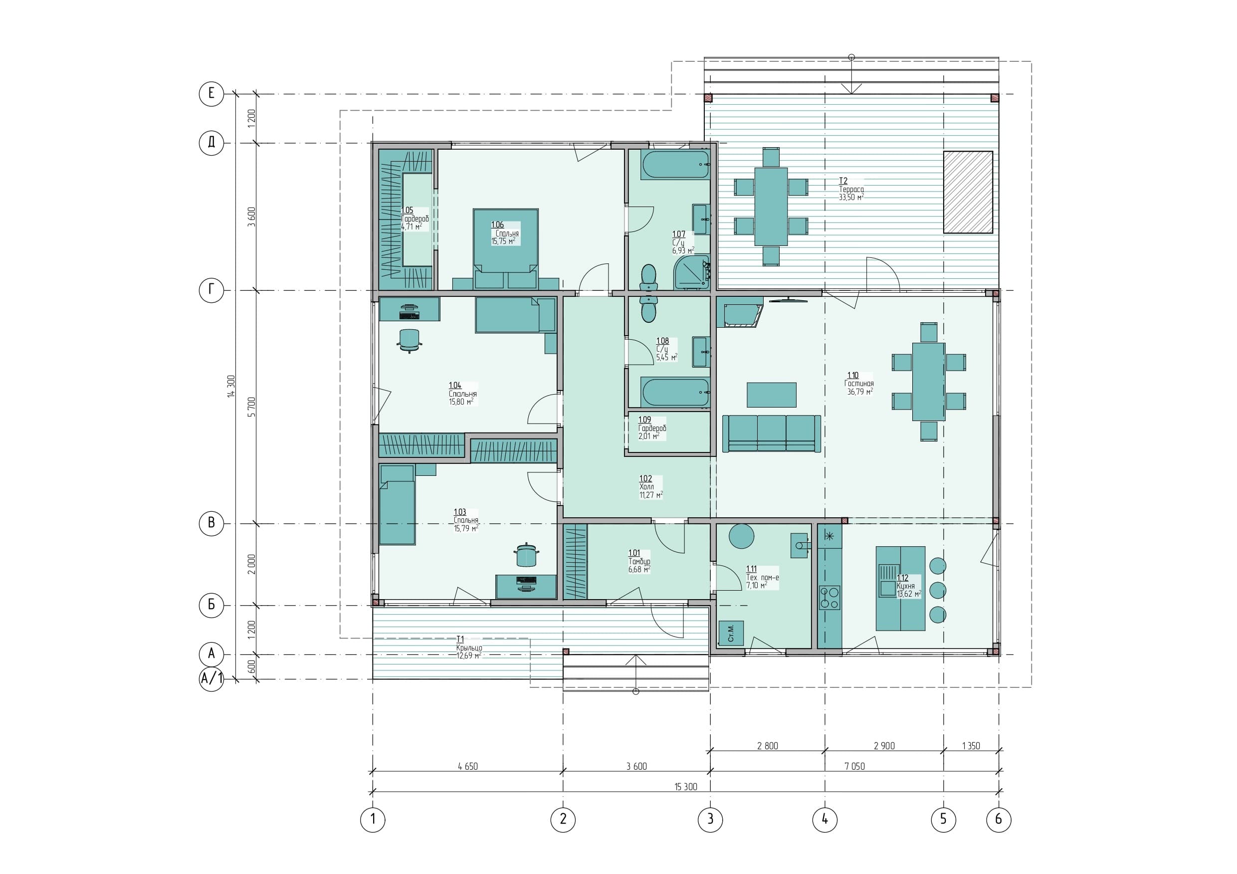 И-177 — планировка 1